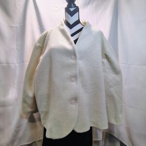 Terra & Sky Women's Plus Size 4X Large (28-30) Ivory Jacket SPRING EASTER JACKET